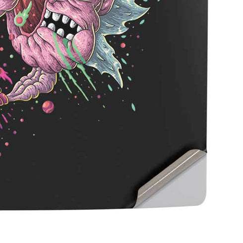 Adult Swim Rick and Morty Split Head Rick PS5 Pro Disk Console Skin