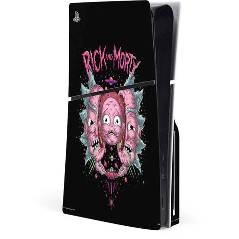 Adult Swim Rick and Morty Split Head Rick PlayStation PS5 Skins