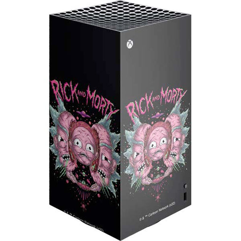 Adult Swim Rick and Morty Split Head Rick XBox Series X Digital Edition Console Skin