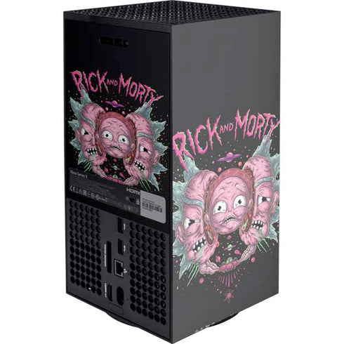 Adult Swim Rick and Morty Split Head Rick XBox Series X Digital Edition Console Skin