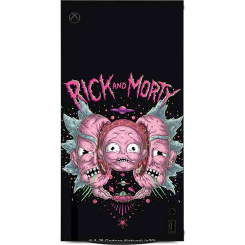 Adult Swim Rick and Morty Split Head Rick XBox Series X Digital Edition Console Skin