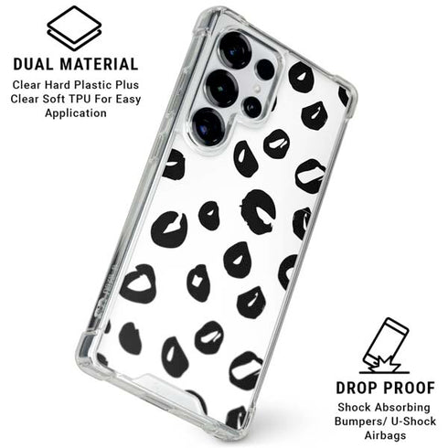 Spotted Galaxy S25 Ultra Clear Case