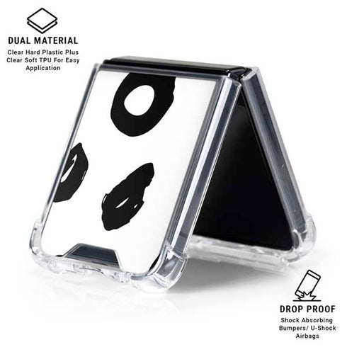 Spotted Galaxy Z Flip6 Clear Case