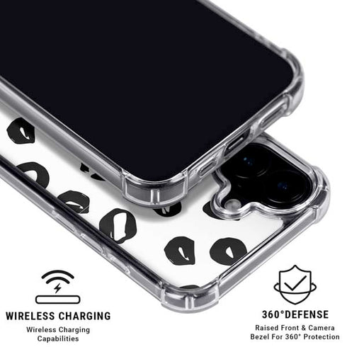 Spotted iPhone 16 Plus Clear Case