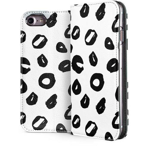 Spotted Animal Print iPhone 7 Folio Case