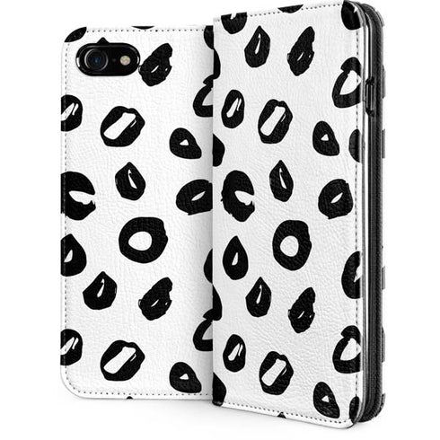 Spotted Animal Print iPhone SE (2nd & 3rd Gen) Folio Case