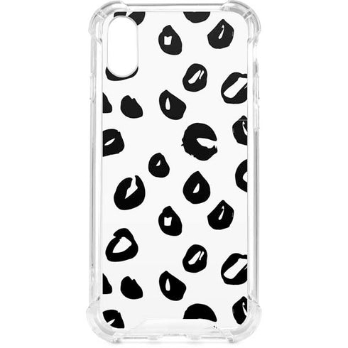 Spotted iPhone XS Clear Case