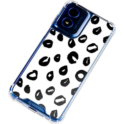 Spotted Moto G 5G (2024) Clear Case