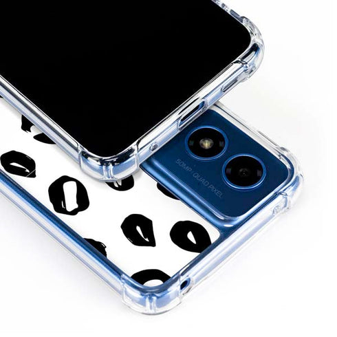 Spotted Moto G 5G (2024) Clear Case