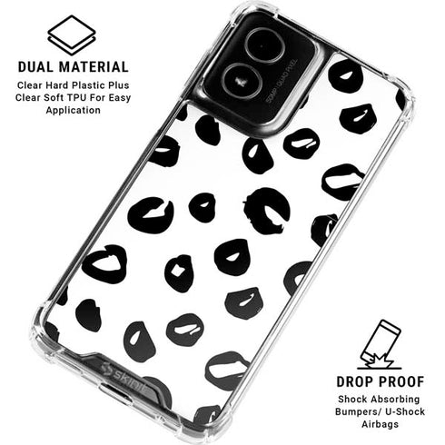 Spotted Moto G Power 5G (2024) Clear Case