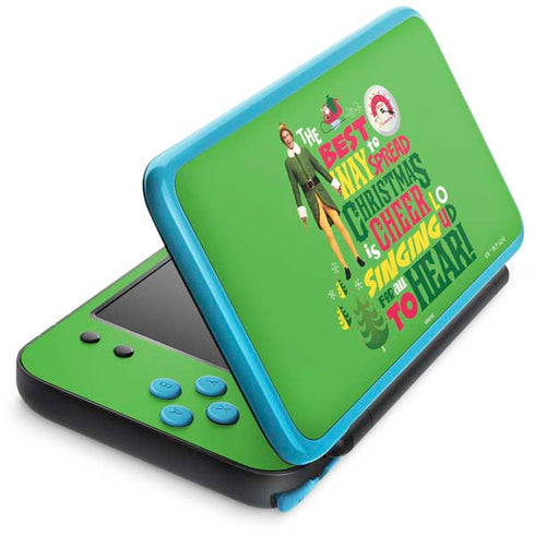 Elf Spread Christmas Cheer Nintendo 2DS XL (2017) Skin