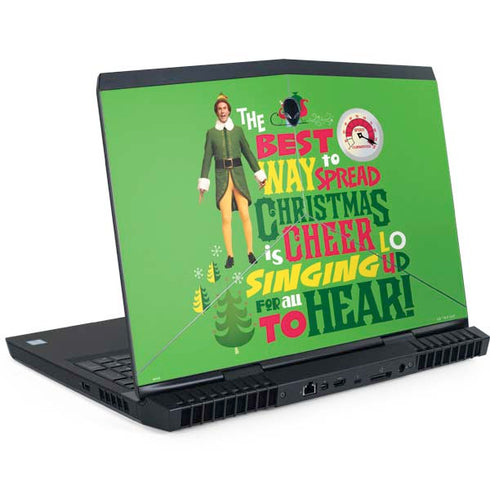 Elf Spread Christmas Cheer Dell Alienware Skin