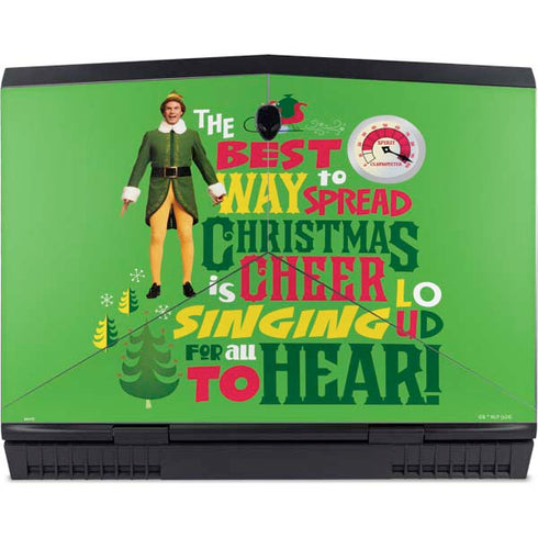 Elf Spread Christmas Cheer Dell Alienware Skin