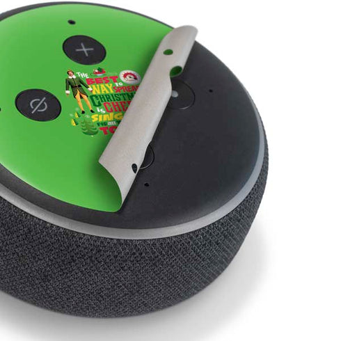 Elf Spread Christmas Cheer Amazon Echo Dot Skin