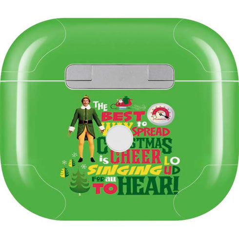 Elf Spread Christmas Cheer Apple AirPods (3rd Gen 2021) Skin