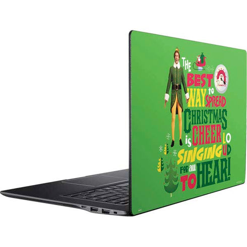 Elf Spread Christmas Cheer Ativ Book 9 (15.6in 2014) Skin