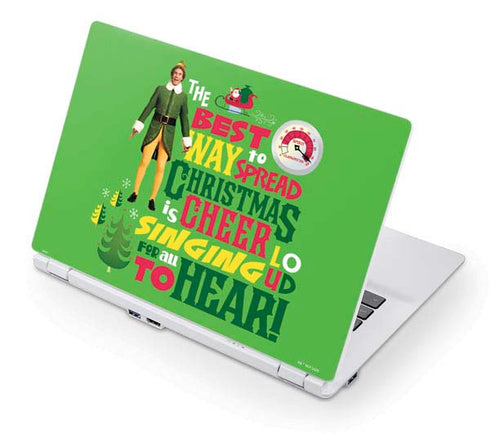 Elf Spread Christmas Cheer Acer Chromebook Skin