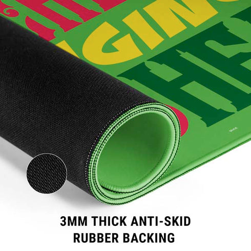 Elf Spread Christmas Cheer Gaming Mouse Pad