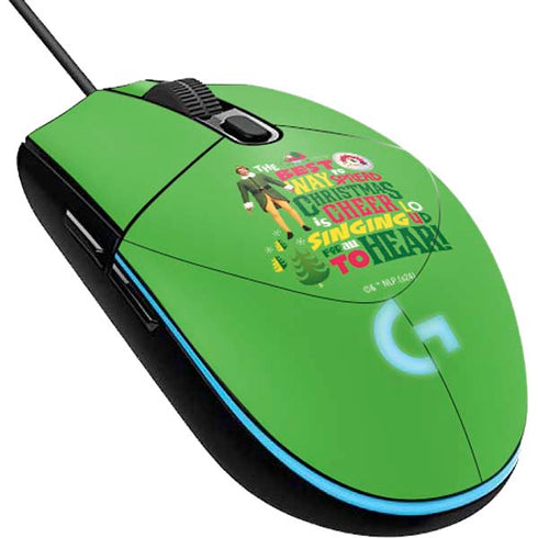 Elf Spread Christmas Cheer G203 Prodigy RGB Wired Gaming Mouse Skin