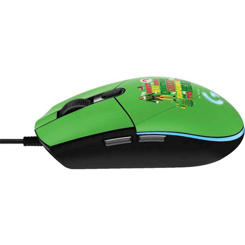Elf Spread Christmas Cheer G203 Prodigy RGB Wired Gaming Mouse Skin