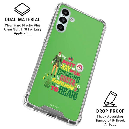 Elf Spread Christmas Cheer Galaxy A13 5G Clear Case