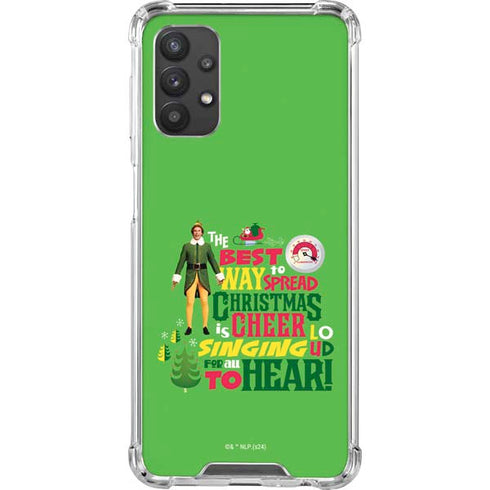 Elf Spread Christmas Cheer Galaxy A32 5G Clear Case