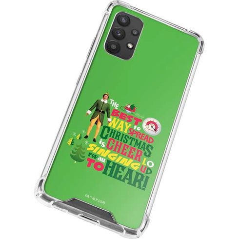 Elf Spread Christmas Cheer Galaxy A32 5G Clear Case