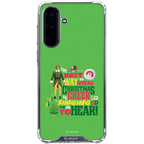 Elf Spread Christmas Cheer Galaxy A36 5G Clear Case