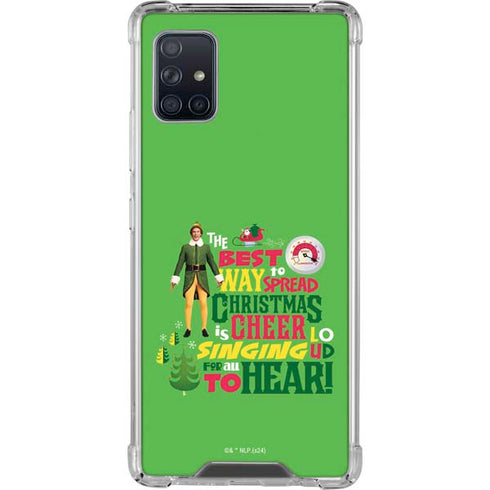 Elf Spread Christmas Cheer Galaxy A51 5G Clear Case