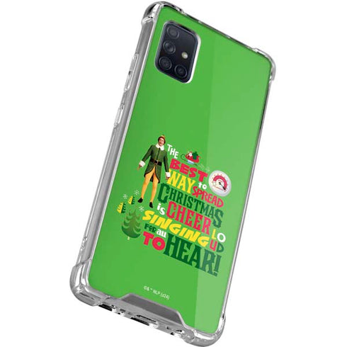 Elf Spread Christmas Cheer Galaxy A51 5G Clear Case