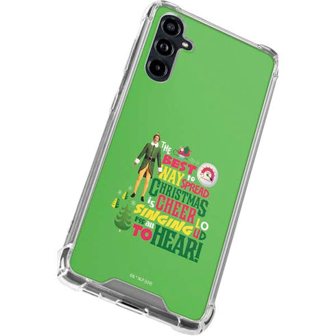 Elf Spread Christmas Cheer Galaxy A54 5G Clear Case