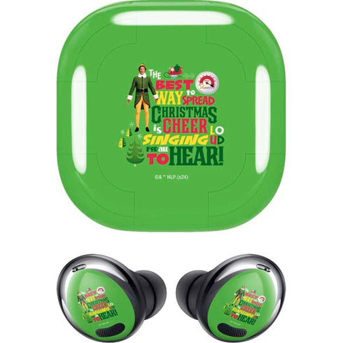 Elf Spread Christmas Cheer Galaxy Buds Pro Skin