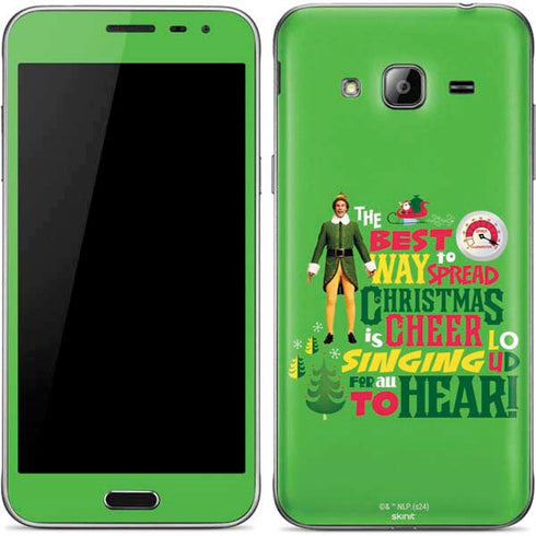 Elf Spread Christmas Cheer Galaxy J3 Skin