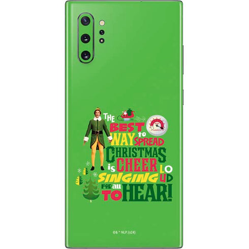 Elf Spread Christmas Cheer Galaxy Note 10 Plus Skin