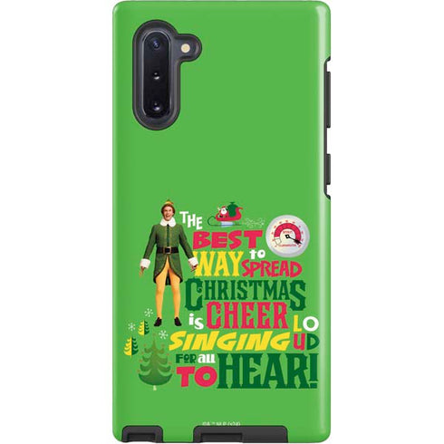 Elf Spread Christmas Cheer Galaxy Cases