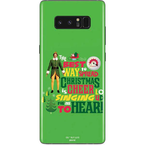 Elf Spread Christmas Cheer Galaxy Note 8 Skin