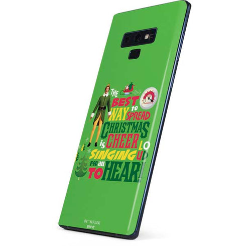 Elf Spread Christmas Cheer Galaxy Note 9 Skin