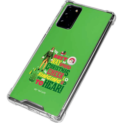 Elf Spread Christmas Cheer Galaxy Note20 5G Clear Case