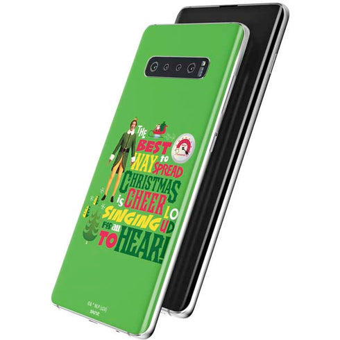 Elf Spread Christmas Cheer Galaxy S10 Skin