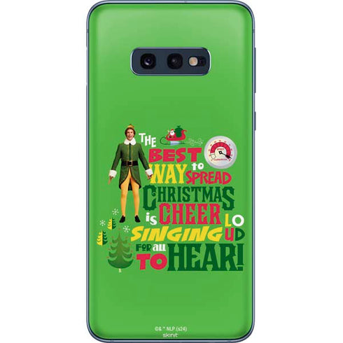Elf Spread Christmas Cheer Galaxy S10e Skin