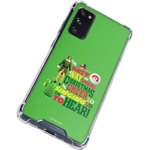 Elf Spread Christmas Cheer Galaxy S20 FE Clear Case
