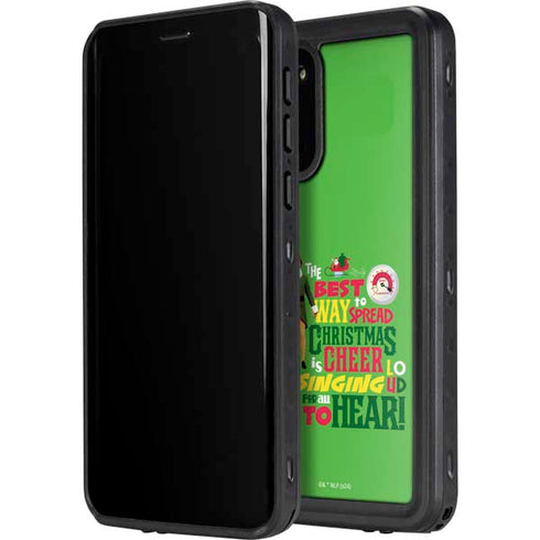 Elf Spread Christmas Cheer Galaxy S20 Waterproof Case