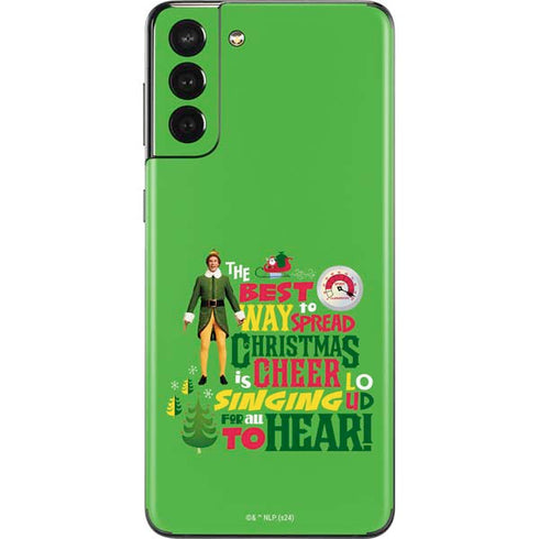 Elf Spread Christmas Cheer Galaxy S21 Plus 5G Skin
