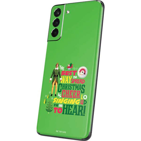 Elf Spread Christmas Cheer Galaxy S21 Plus 5G Skin