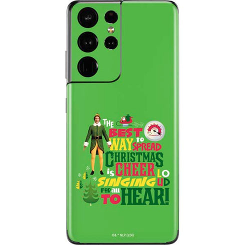 Elf Spread Christmas Cheer Galaxy S21 Ultra 5G Skin