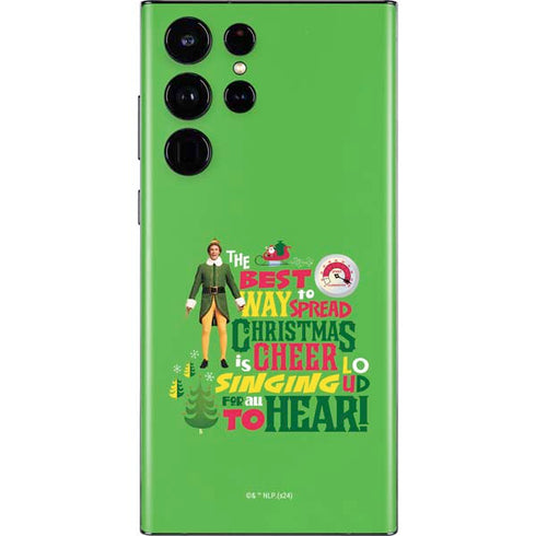 Elf Spread Christmas Cheer Galaxy S22 Ultra Skin
