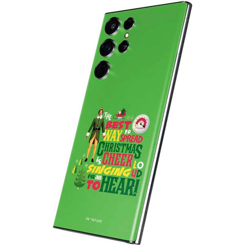 Elf Spread Christmas Cheer Galaxy S22 Ultra Skin