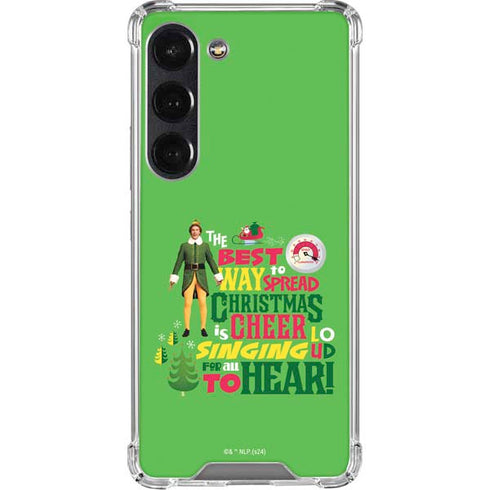 Elf Spread Christmas Cheer Galaxy S23 Clear Case