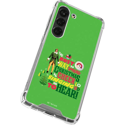 Elf Spread Christmas Cheer Galaxy S23 Clear Case