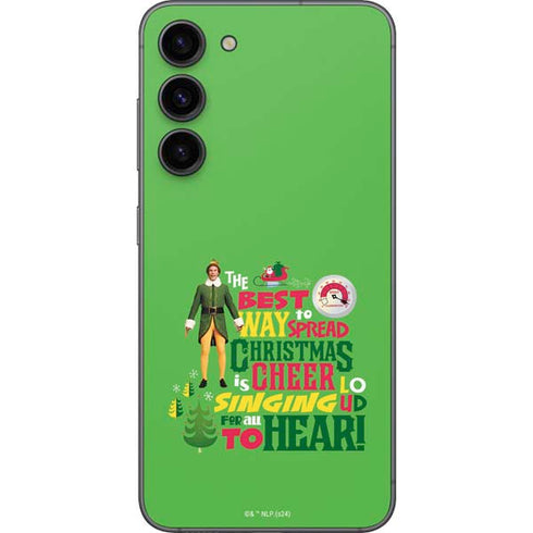 Elf Spread Christmas Cheer Galaxy S23 Plus Skin